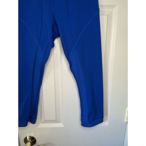 Lululemon Baroque Blue Roll Out Crop Legging Size 6 - Picture 3 of 7